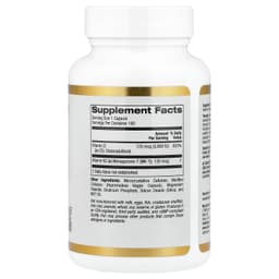 California Gold Nutrition, 維他命 D3 + K2（MK-7），180 粒素食膠囊