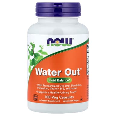 NOW Foods, Water Out™，100 粒素食膠囊