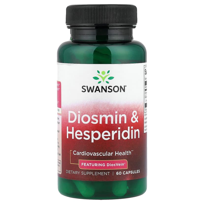Swanson Vitamins, 地奧司明和橙皮苷，60 粒膠囊