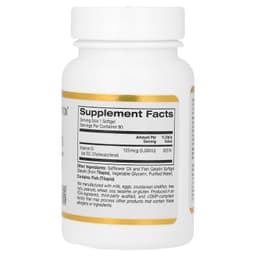 California Gold Nutrition, 維他命 D3，125 微克（5000 國際單位），90 粒魚明膠軟膠囊