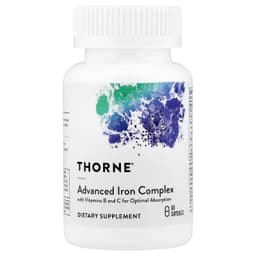Thorne, 高級鐵複合物，60 粒膠囊