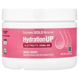 California Gold Nutrition, HydrationUP®，含鈣、鉀、維他命 C 與維他命 E，綜合莓果口味，8 盎司（227 克）