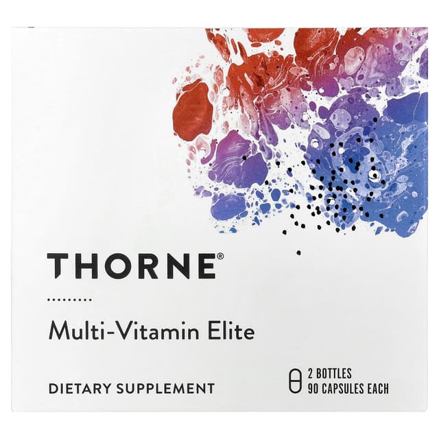 Thorne, 複合維他命精華,早晚使用,2 瓶,每瓶 90 粒膠囊