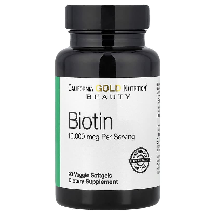 California Gold Nutrition, 生物維他命，10,000 微克，90 粒素食軟凝膠