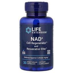 Life Extension, NAD+ Cell Regenerator™ and Resveratrol Elite™，30 粒素食膠囊