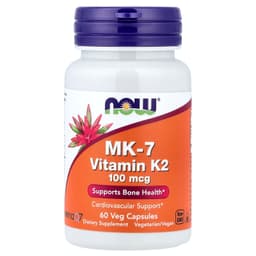 NOW Foods, MK-7，維他命 K-2，100 微克，60 粒素食膠囊
