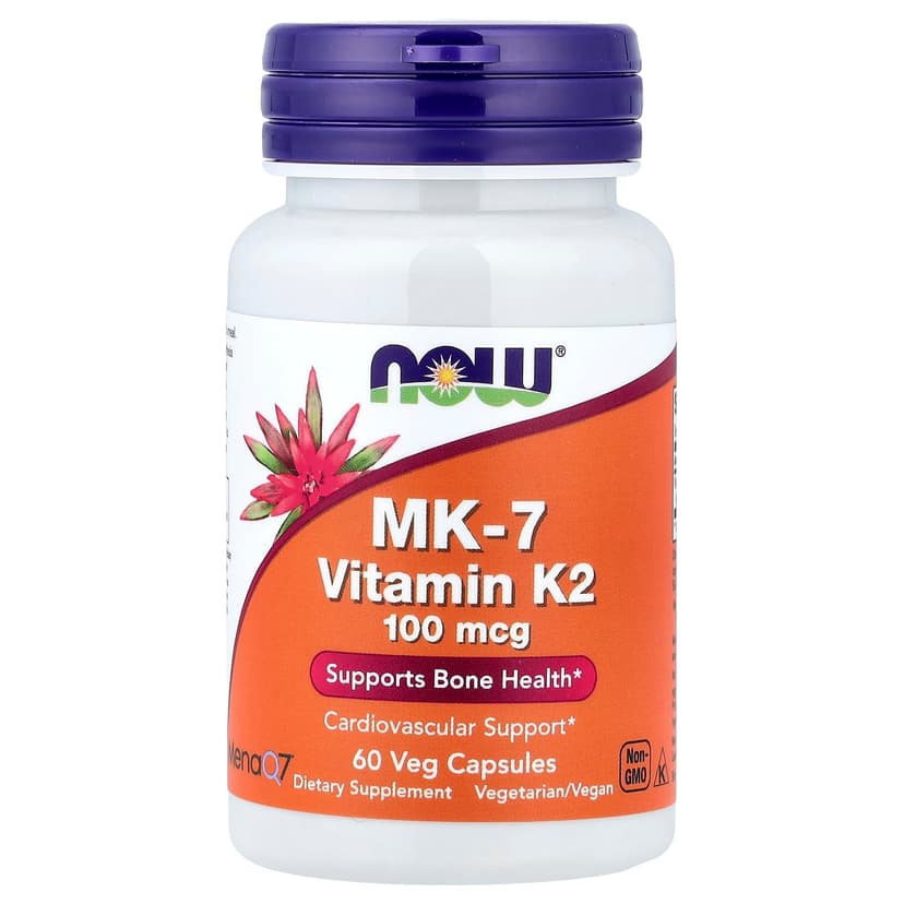 NOW Foods, MK-7，維他命 K-2，100 微克，60 粒素食膠囊