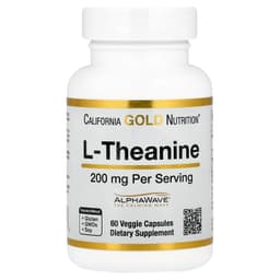 California Gold Nutrition, L-茶氨酸，含 AlphaWave®，200 毫克，60 粒素食膠囊