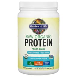 Garden of Life, 未加工有機蛋白質，原味，1 磅 3.75 盎司（560 克）