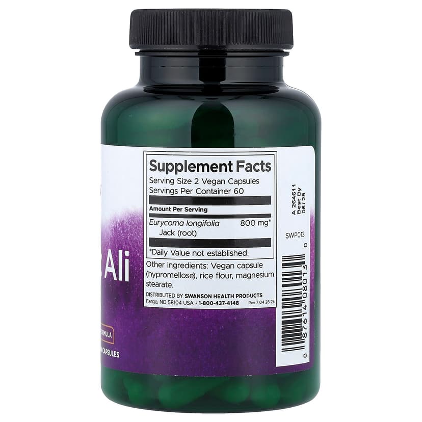 Swanson Vitamins, 東革阿里，400 毫克，120 粒全素膠囊