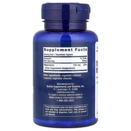 Life Extension, 甘氨酸鎂素食膠囊，90 粒（每粒 105 毫克）