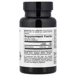 California Gold Nutrition, 生物維他命，10,000 微克，90 粒素食軟凝膠
