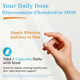 Doctor's Best, 葡萄糖胺軟骨素 MSM，360 粒素食膠囊