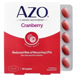 AZO, 蔓越橘® 尿路健康，50 囊片