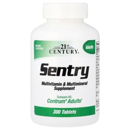 21st Century, Sentry，成年人復合維他命與多礦物質補充劑，300 片