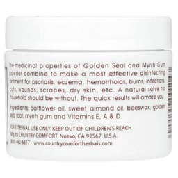 Country Comfort, Herbal Savvy，白毛莨 - 沒方劑，2 盎司（57 克）