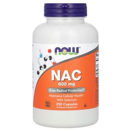 NOW Foods, NAC，600 毫克，250 粒膠囊