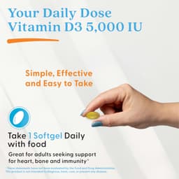 Doctor's Best, 維他命 D3，125 微克 (5,000 國際單位)，360 粒軟凝膠