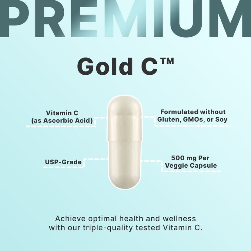 California Gold Nutrition, Total C 複合物，含抗壞血酸、餘甘子提取物、柑橘生物類黃酮和玫瑰果提取物，500 毫克，60 粒素食膠囊