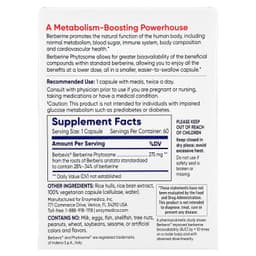 Enzymedica, 小檗鹼磷脂複合物，60 粒膠囊（每粒膠囊 275 毫克）