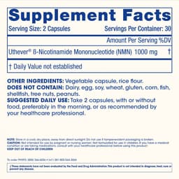 ProHealth Longevity, NMN Pro 1000，60 粒膠囊（每粒膠囊 500 毫克）