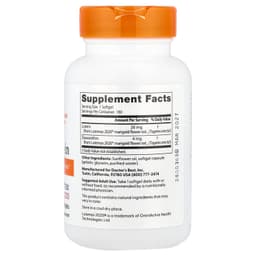 Doctor's Best, 葉黃素，Lutemax 2020，20 毫克，180 粒軟膠囊