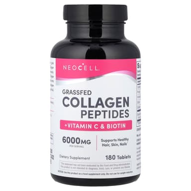 NeoCell, 超級膠原蛋白 + 維他命 C 和生物維他命，180 片