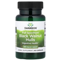 Swanson Vitamins, 多面® 黑胡桃殼，500 毫克，60 粒膠囊