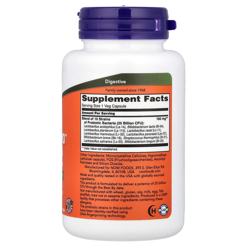 NOW Foods, Probiotic-10™，100 粒素食膠囊