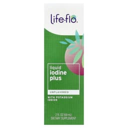 Life-flo, 液態碘加強版，含碘化鉀和碘，原味，2 液量盎司（59 毫升）