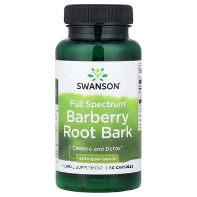Swanson Vitamins, 多面伏牛花根皮，450 毫克，60 粒膠囊