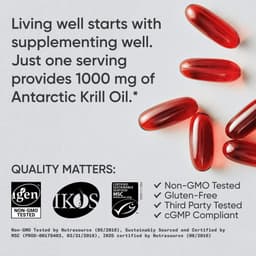 Sports Research, Omega-3 磷蝦油，雙倍功效，1,000 毫克，60 粒軟凝膠
