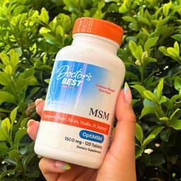 Doctor's Best, 含 OptiMSM 的 MSM，1500 毫克，120 片