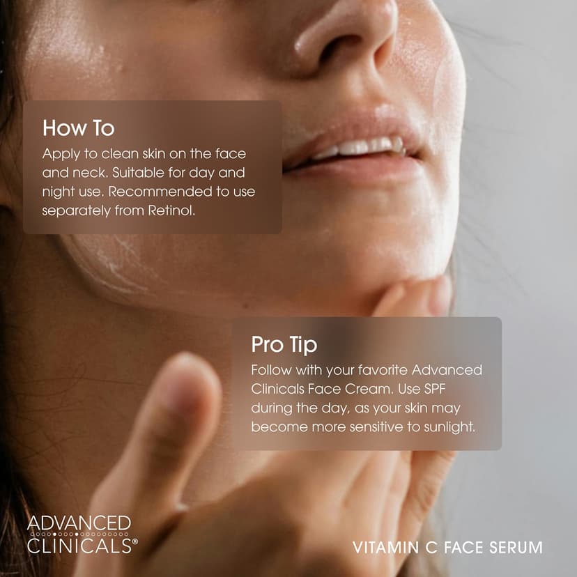Advanced Clinicals, 維他命 C 精華，1.75 液量盎司（52 毫升）