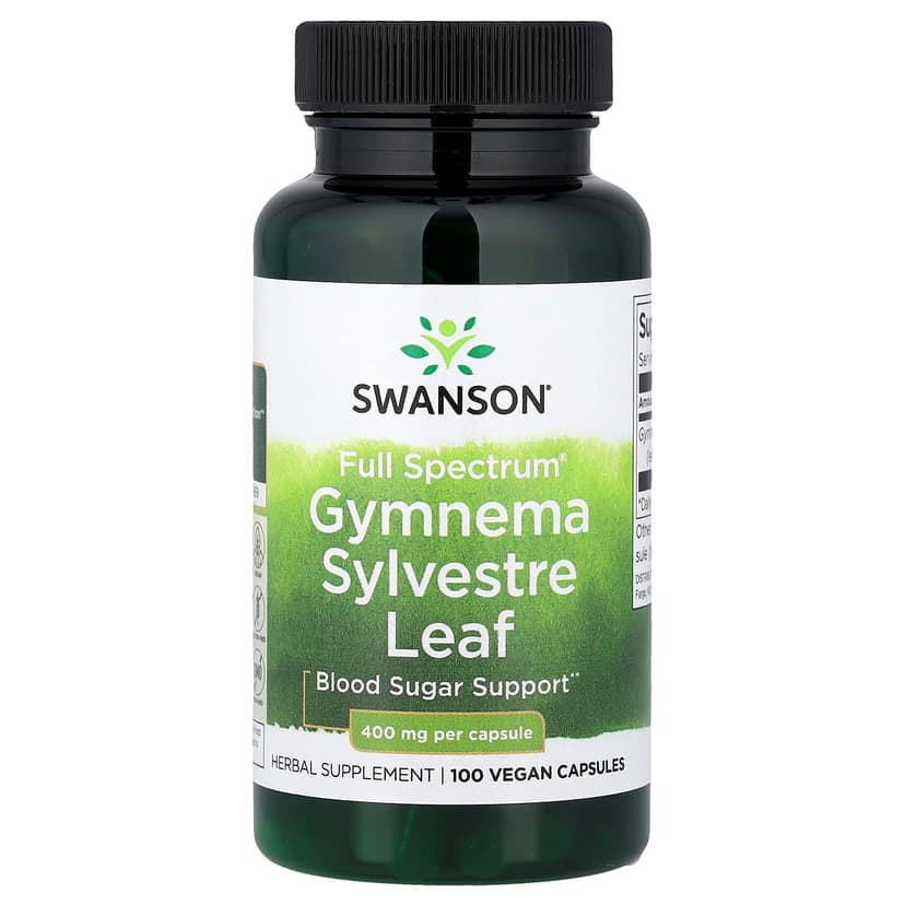 Swanson Vitamins, 多面® 匙羹藤葉，400 毫克，100 粒全素膠囊