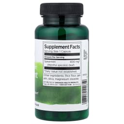 Swanson Vitamins, 多面® 薄荷葉，400 毫克，60 粒膠囊