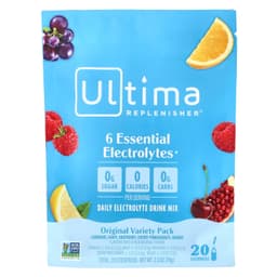 Ultima Replenisher, 6 種必需電解質，每日電解質混合飲品，多種口味，20 條
