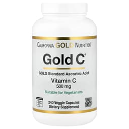 California Gold Nutrition, Gold C®，USP 級維他命 C，500 毫克，240 粒素食膠囊