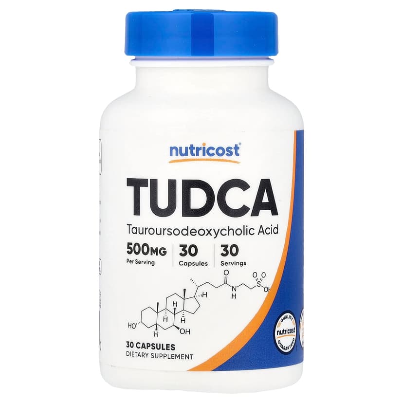 Nutricost, 牛磺熊去氧膽酸（TUDCA），500 毫克，30 粒膠囊