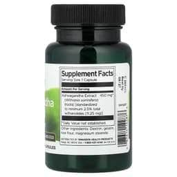 Swanson Vitamins, 南非醉茄提取物，標準化，450 毫克，60 粒膠囊