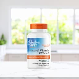 Doctor's Best, 天然維他命 K2 MK-7，含 MenaQ7，100 微克，60 粒素食膠囊