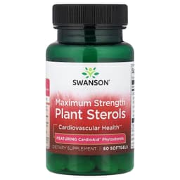 Swanson Vitamins, 植物甾醇，特強型，60 粒軟膠囊