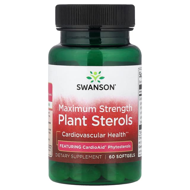 Swanson Vitamins, 植物甾醇，特強型，60 粒軟膠囊
