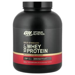 Optimum Nutrition, 金標準® 全乳清蛋白，雙重濃鬱巧克力味，5.05 磅（2.29 千克）