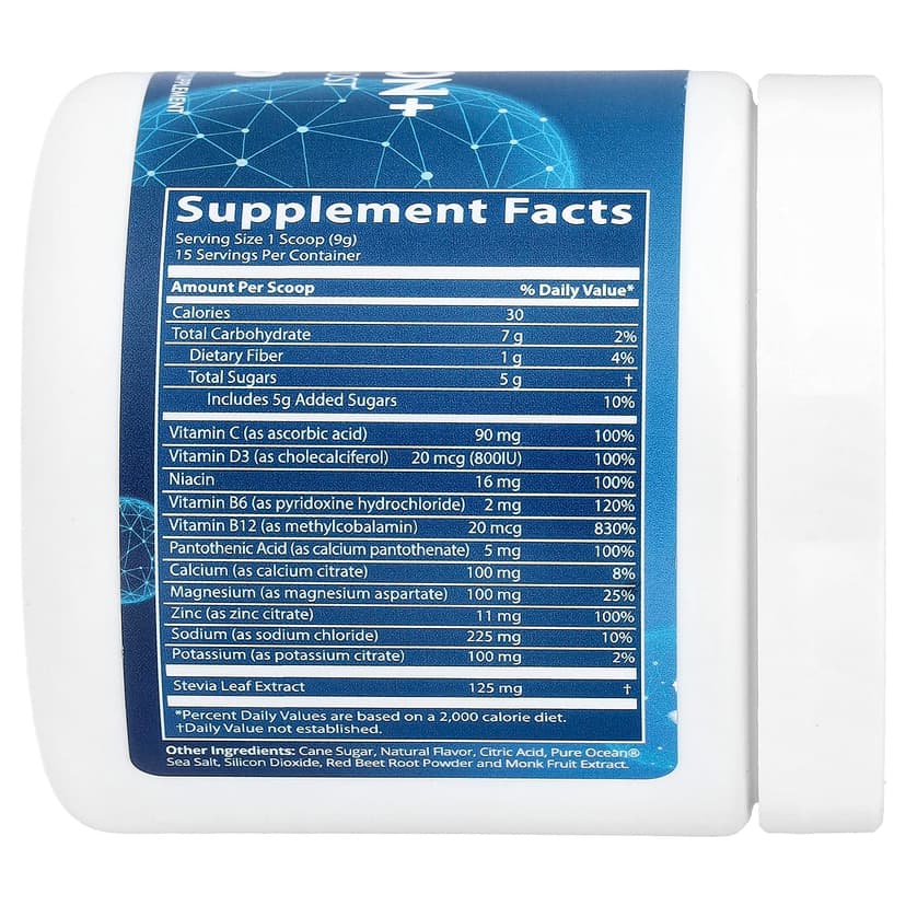 MRM Nutrition, Hydration+Electrolyte Boost，藍莓巴西莓，4.76 盎司（135 克）
