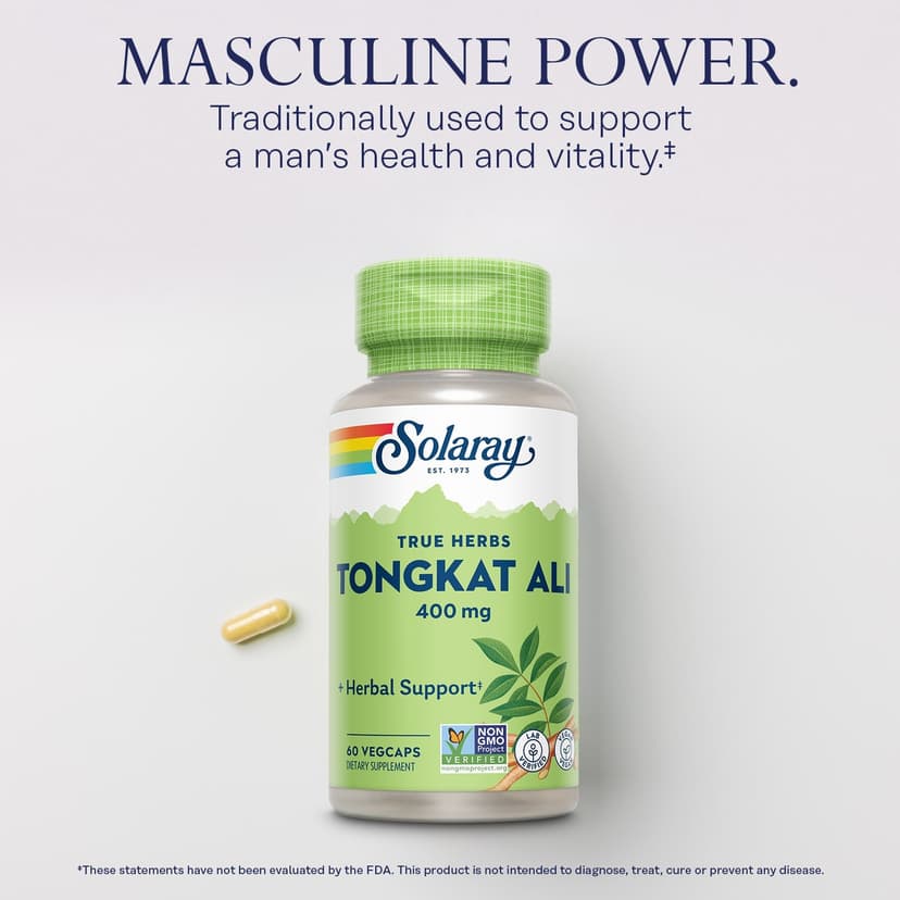 Solaray, 東革阿里，400 毫克，60 粒素食膠囊