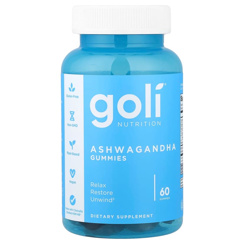 Goli Nutrition, 南非醉茄軟糖，60 粒軟糖