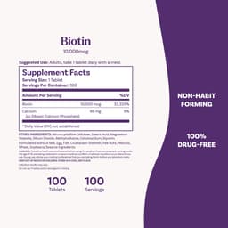 Natrol, 生物維他命，100 片
