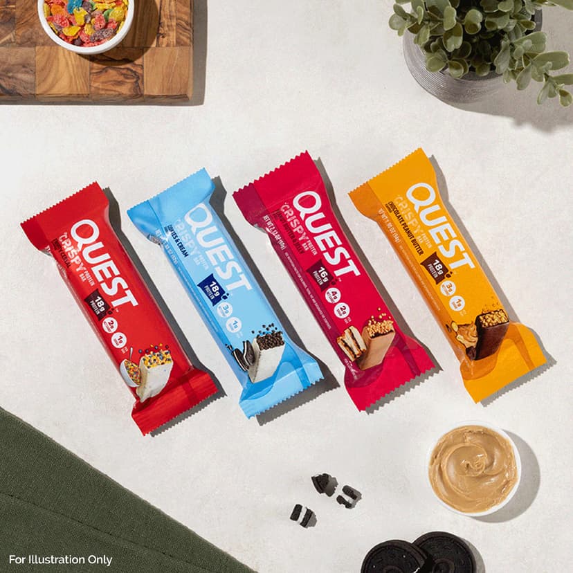 Quest Nutrition, 蛋白棒，脆奶油曲奇，12 根，每根 1.83 盎司（52 克）