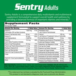 21st Century, Sentry，成年人復合維他命與多礦物質補充劑，300 片